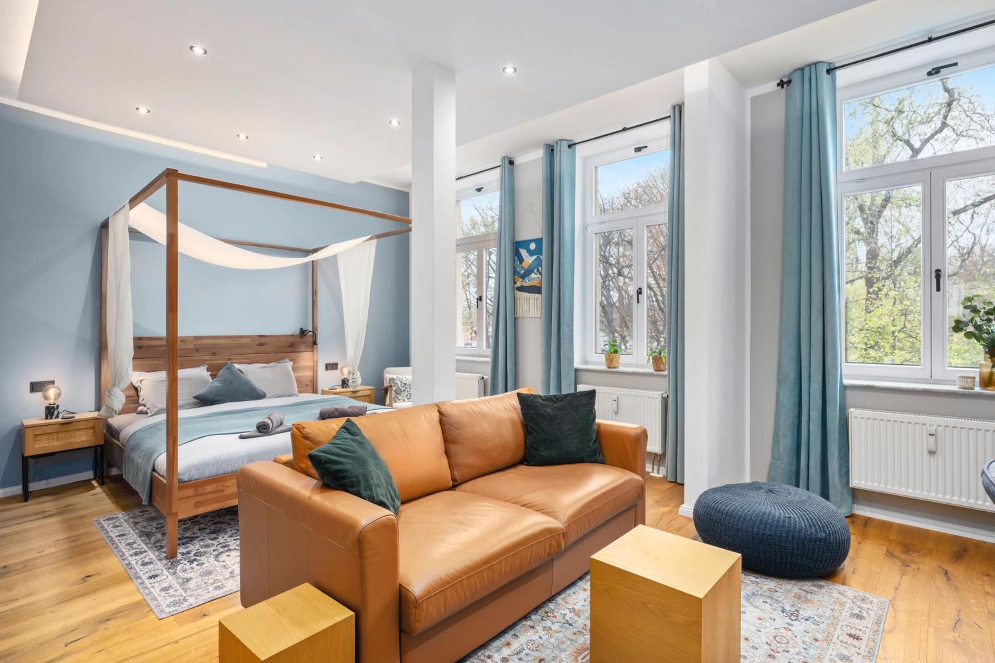 Edler Wohnraum Luxurioeses Stadtstudio Mit Balkon, Kaffeevollautomat & Klima Zwickau Zewnętrze zdjęcie